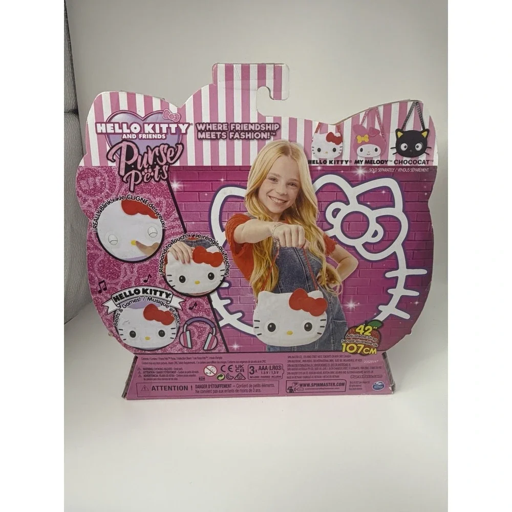 Hello Kitty And Friends Purse Pets 30+ Sounds 8x6x2